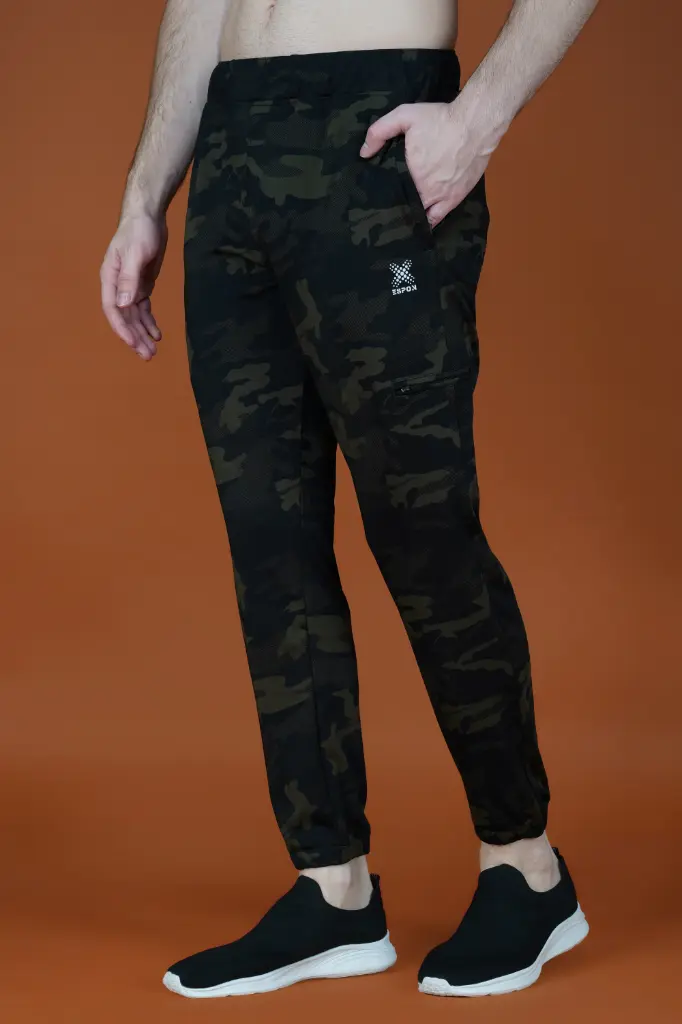 [N501_OLIVE_M] Camo Joggers (Militry Green, M)